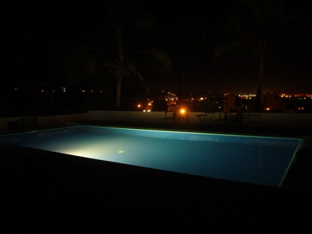 Piscina en el chalet